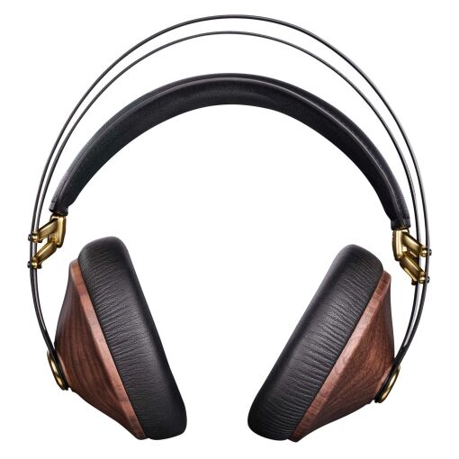 Meze 99 Classics from front, in walnut and gold finish