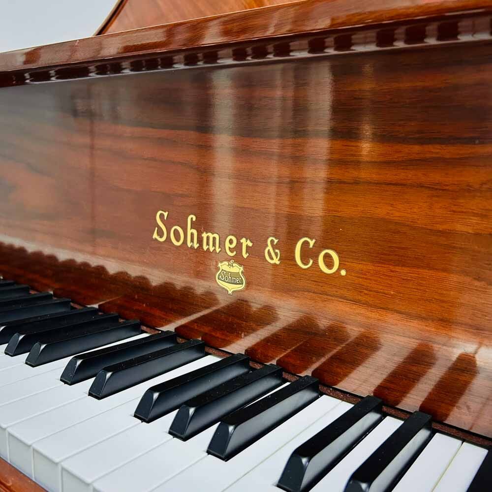 Sohmer 77E Grand Piano Front Logo