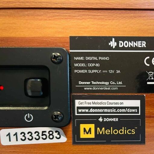 Donner DDP80 Digital Piano Serial Number