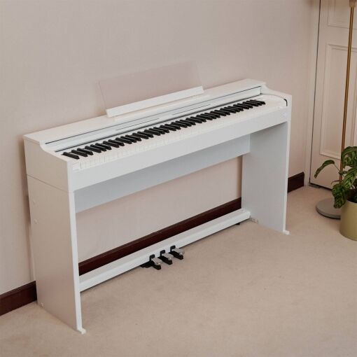 Casio AP-S200 Digital Piano White Finish Right Angle
