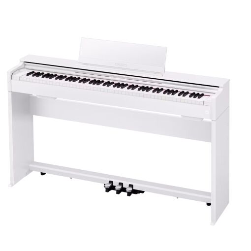 Casio AP-S200 Digital Piano White Finish Left Angle