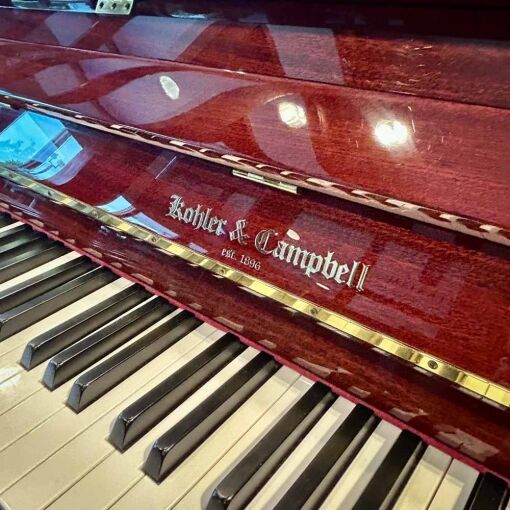Kohler and Campbell KC142 Upright Piano Front Logo