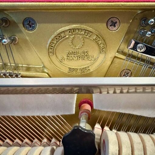 Kohler and Campbell KC142 Upright Piano Inside Logo