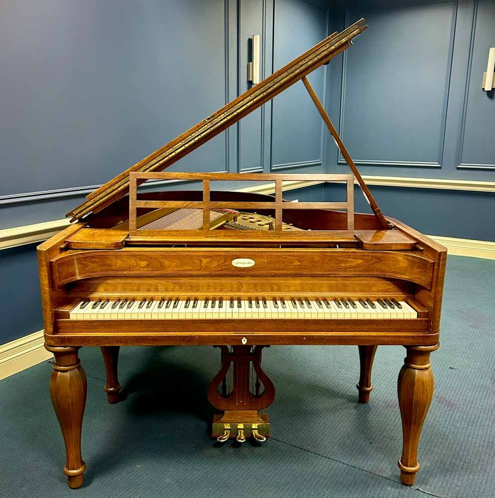 Steinway M Grand Piano Front Angle