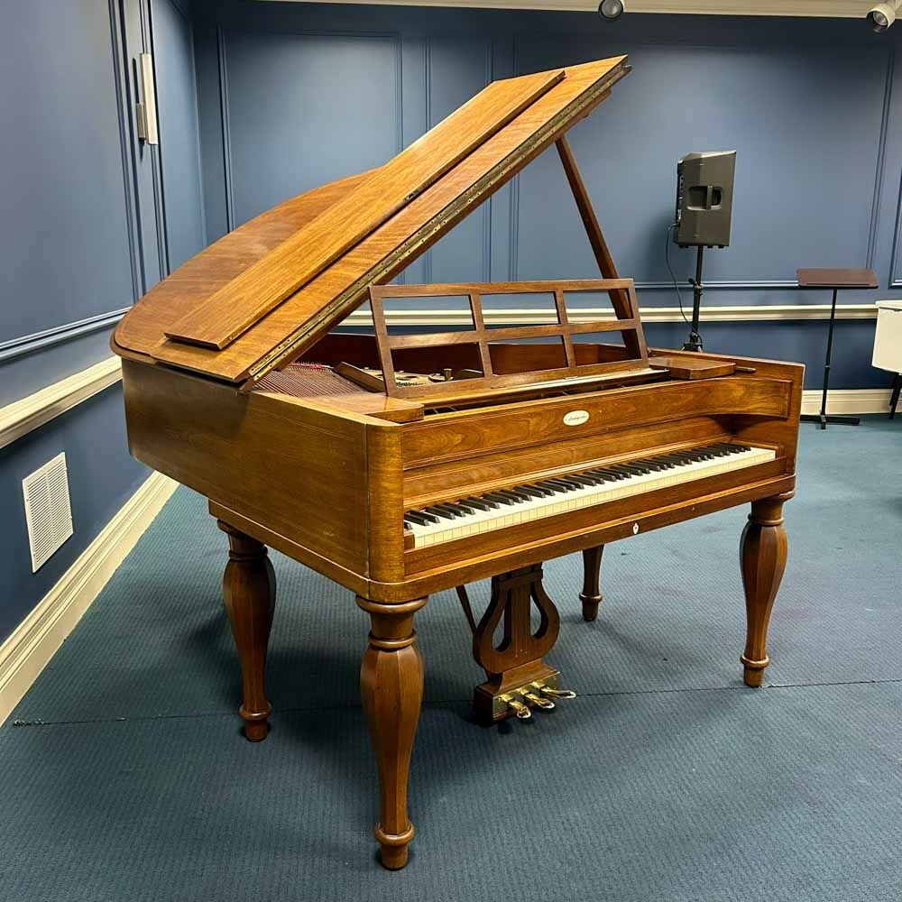 Steinway M Grand Piano Left Angle