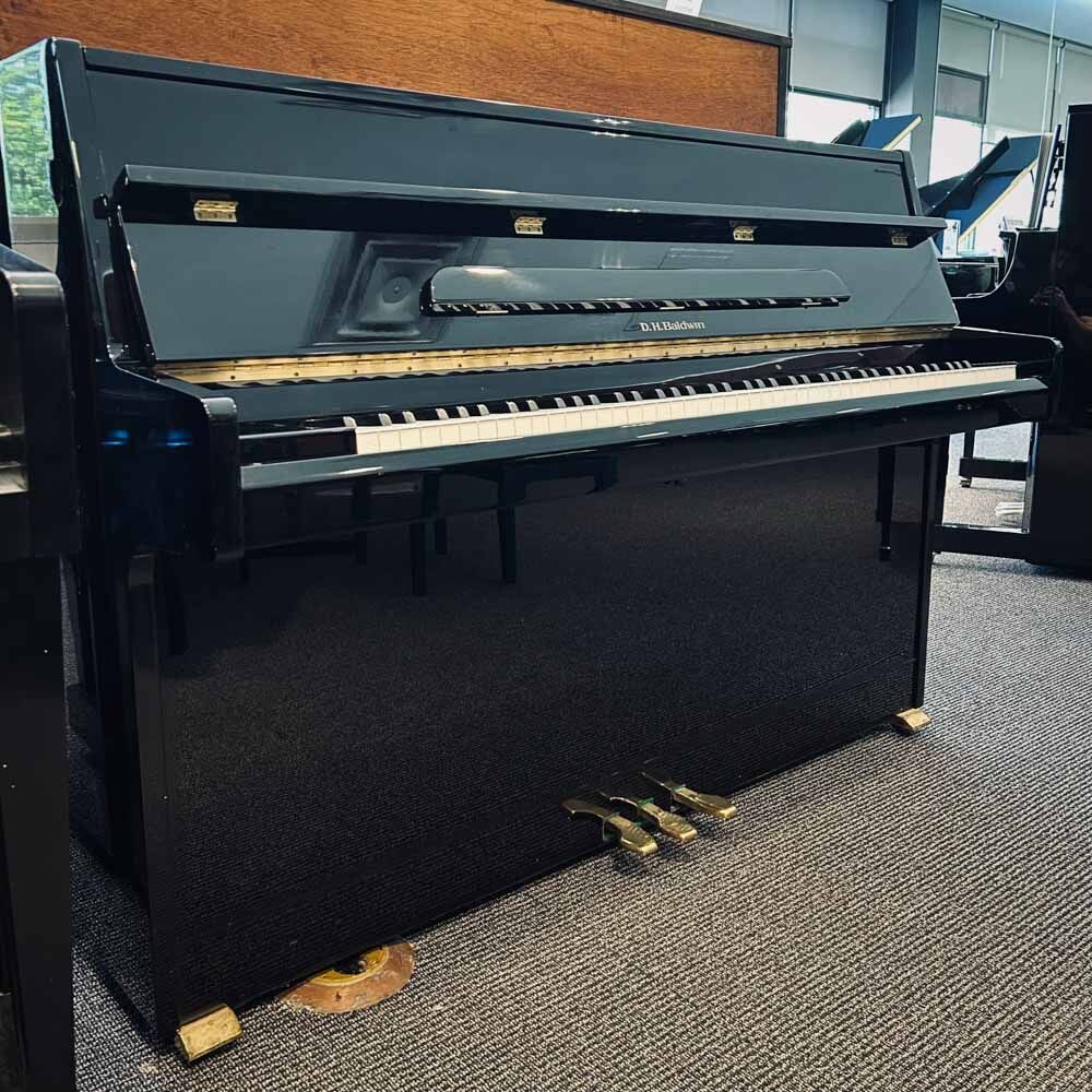 Baldwin K107 Upright Piano Left Angle