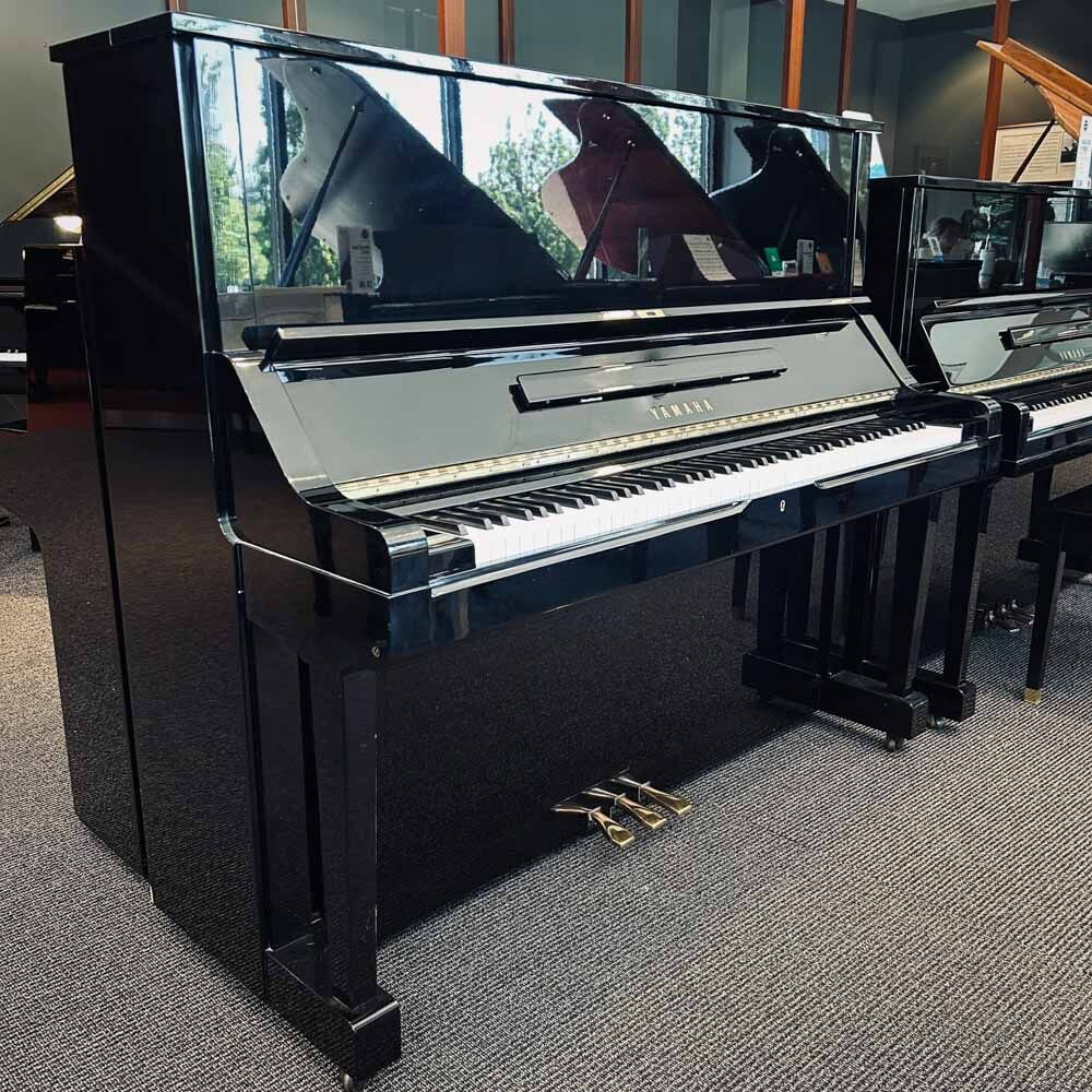 Yamaha U3X Upright Piano Left Angle