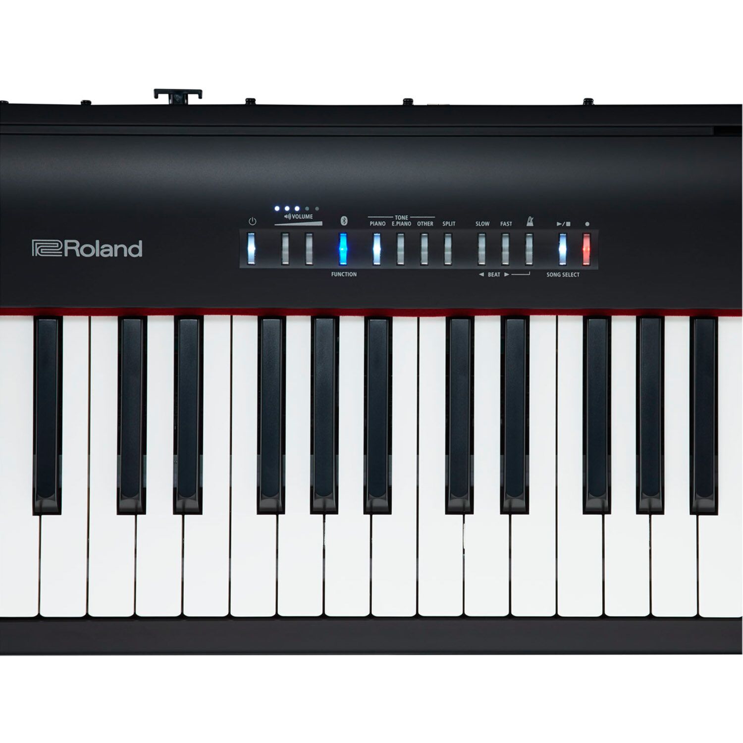 Roland FP 30 Digital Piano - Closeup - Black