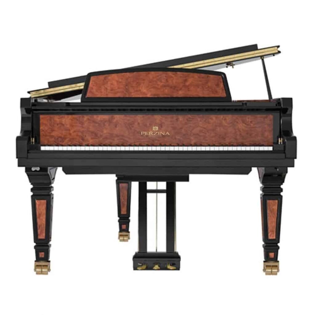 Perzina Upright & Grand Pianos - Models, Prices, Serial Numbers