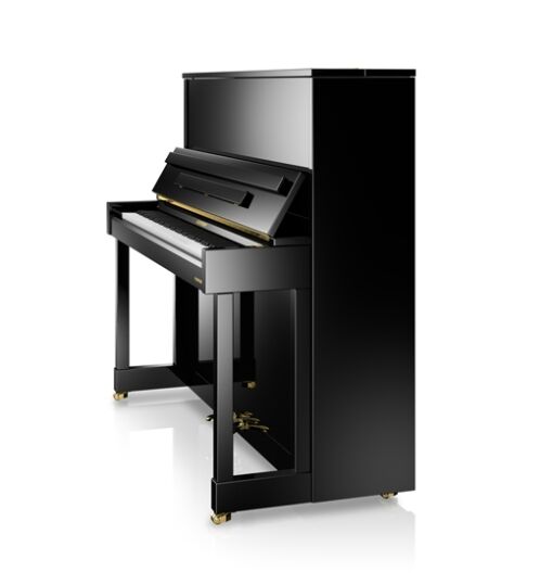 W. Hoffmann V8 Vision Upright Piano Side