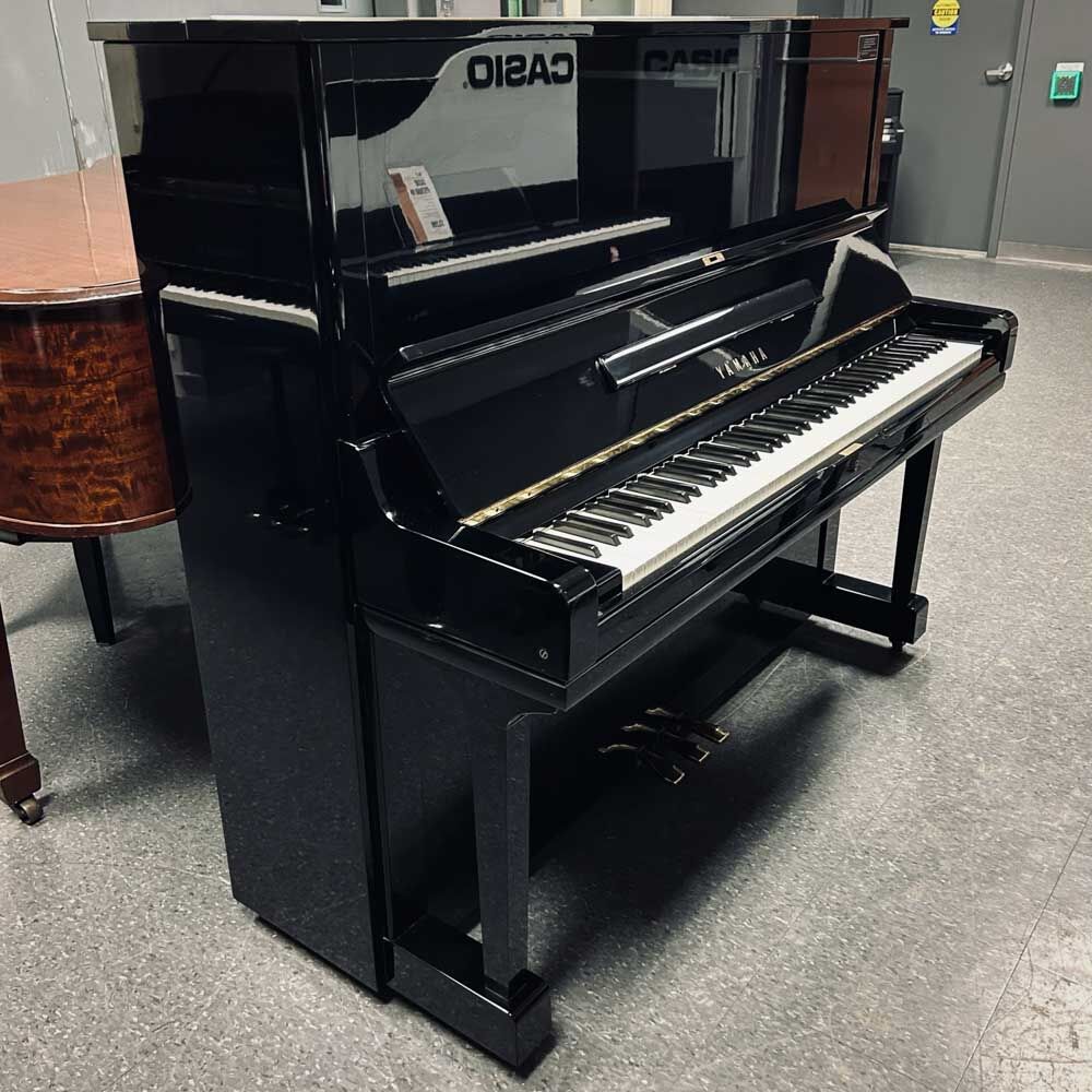 Yamaha U3M Upright Piano Left Angle