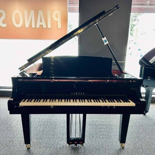 Yamaha C3 Grand Piano Front Angle