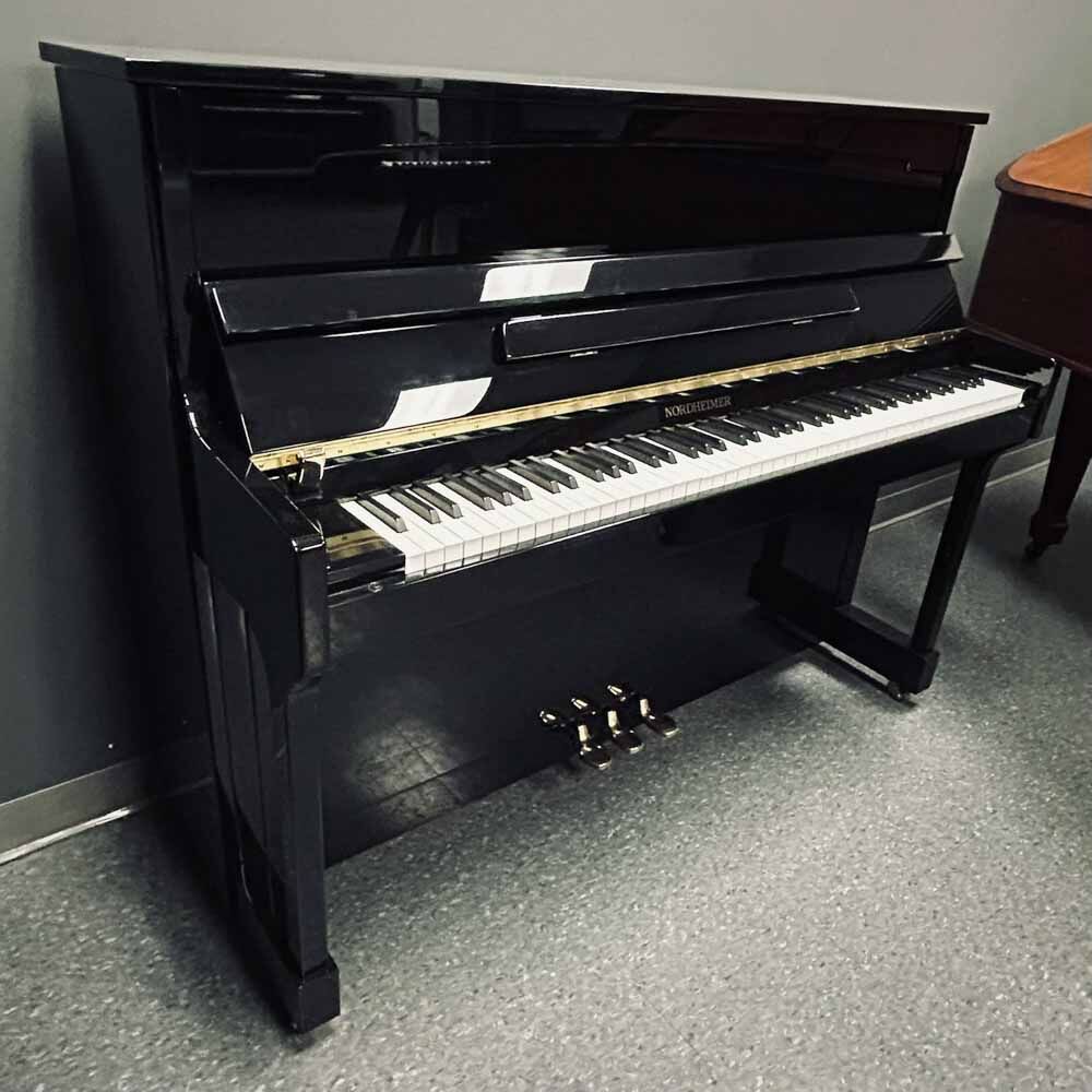 Nordheimer 115 Upright Piano Left Angle