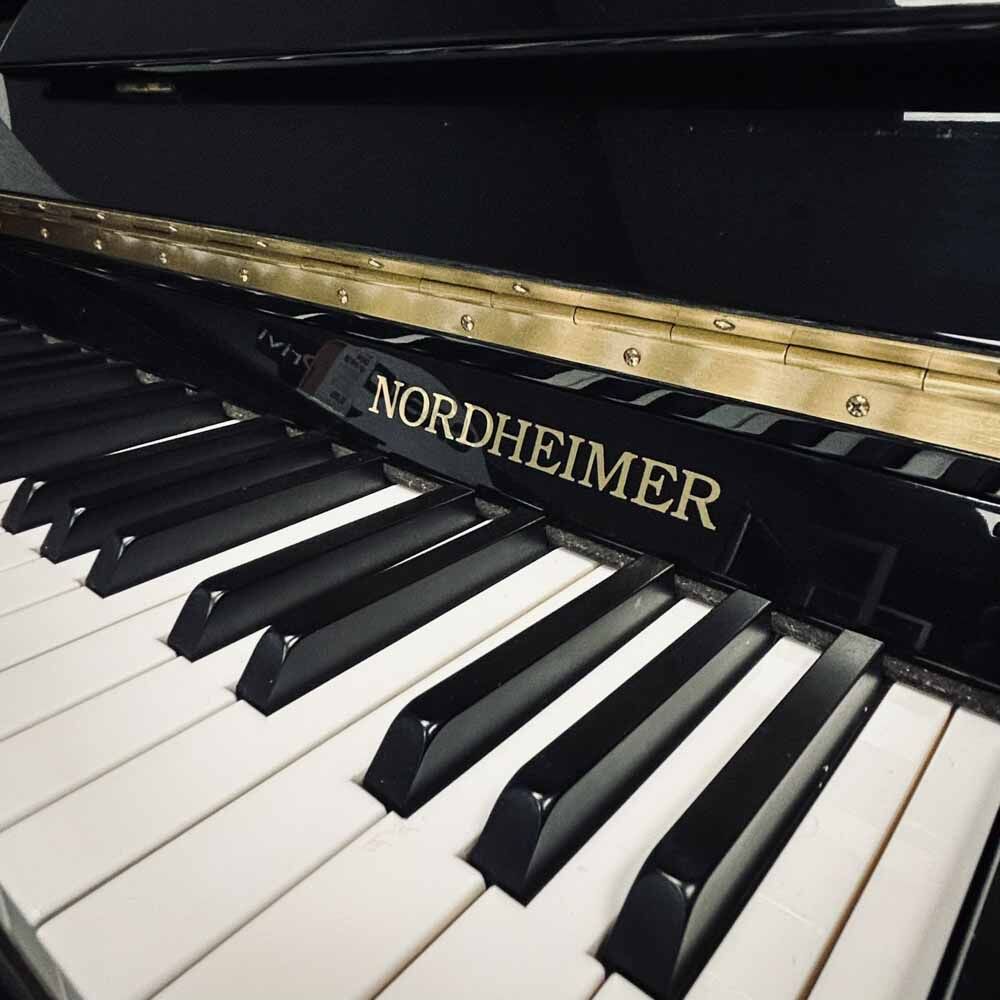 Nordheimer 115 Upright Piano Front Logo