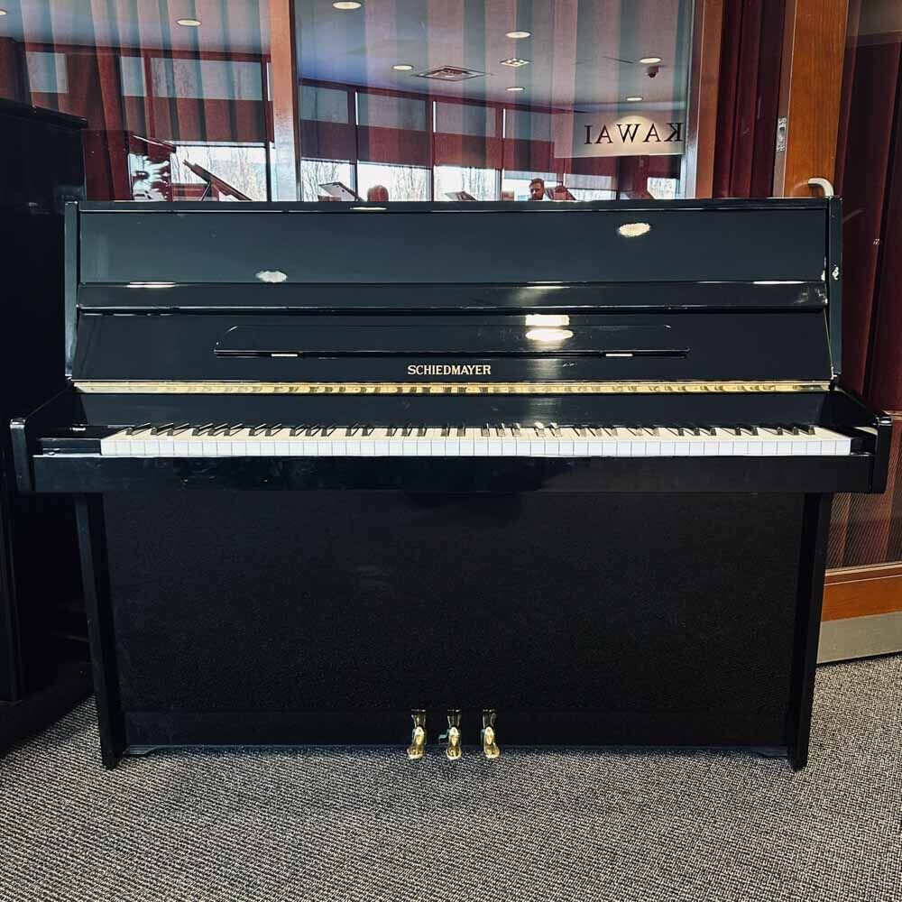 Schiedmayer L112 Upright Piano Front Angle
