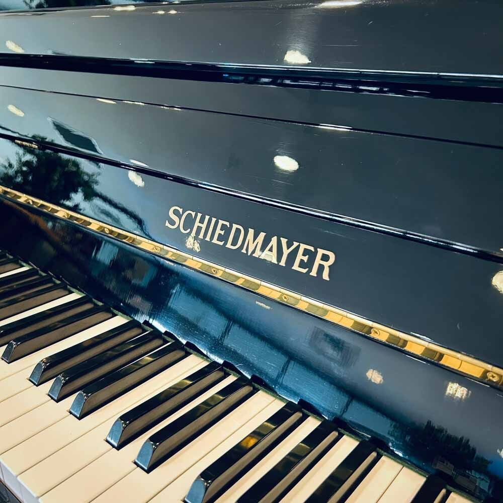 Schiedmayer L112 Upright Piano Front Logo