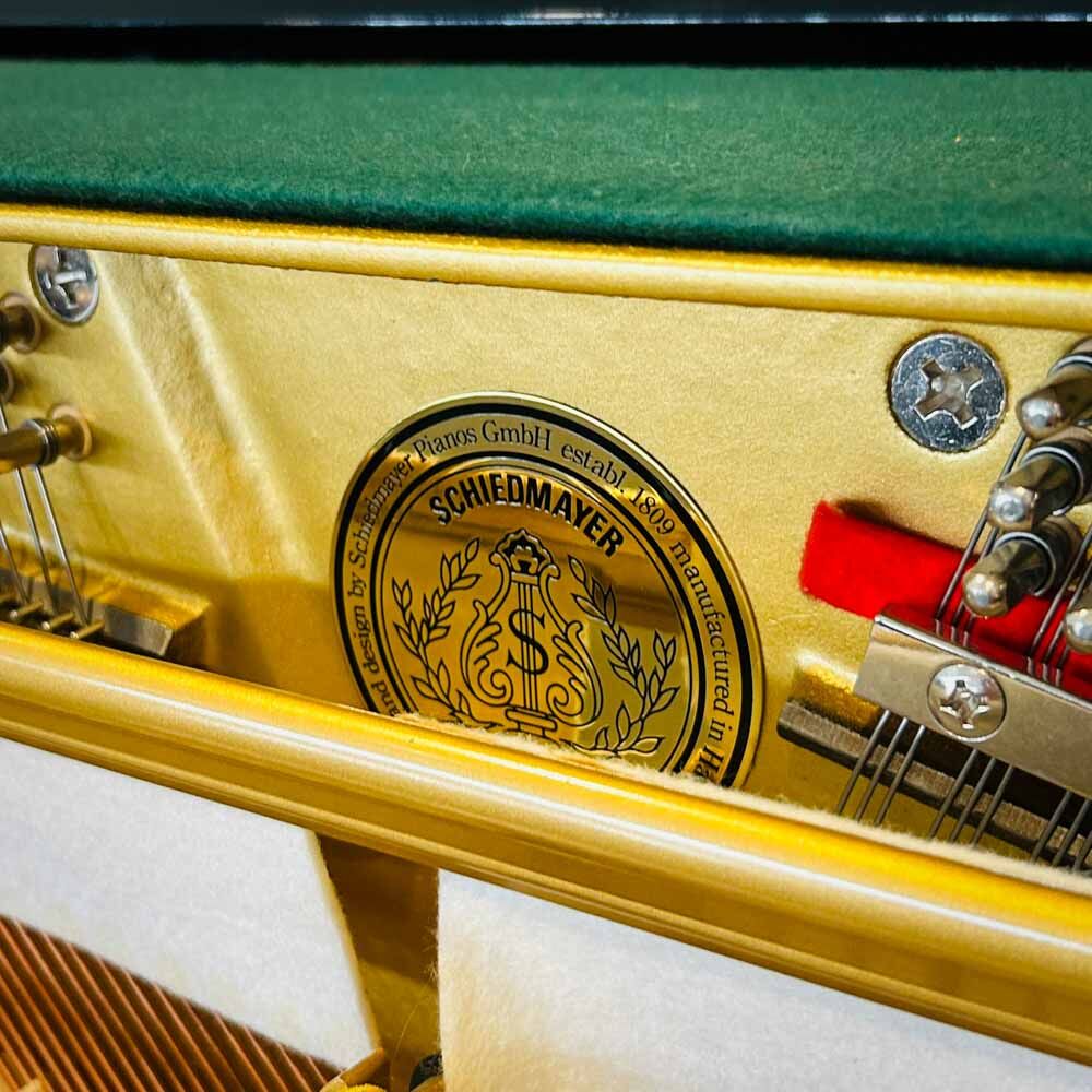 Schiedmayer L112 Upright Piano Inside Logo