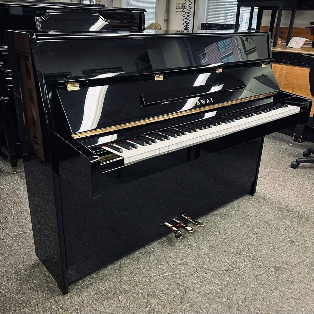 Kawai K15E Upright Piano Left Angle