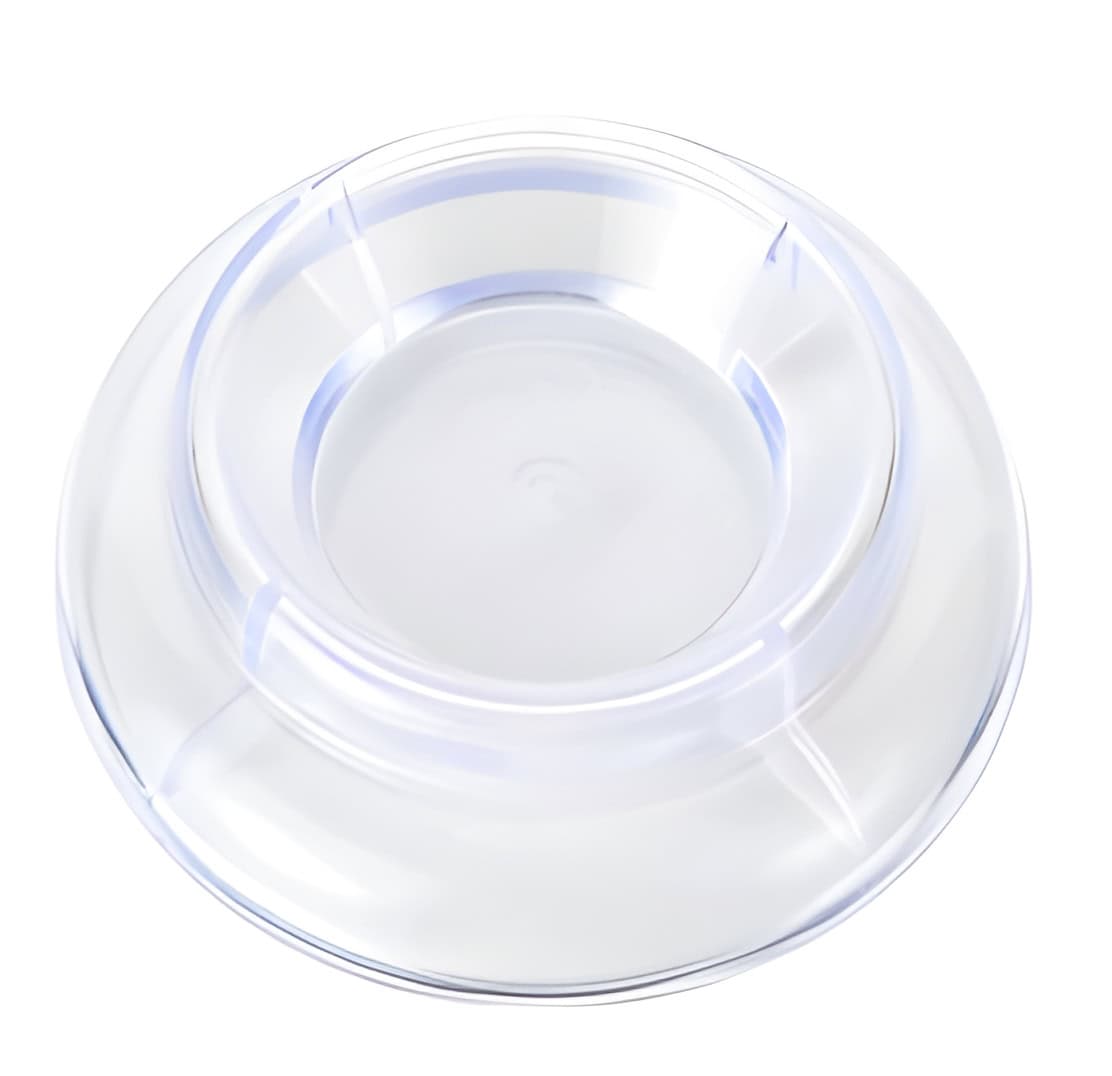 Upright Plastic Clear Caster Cups