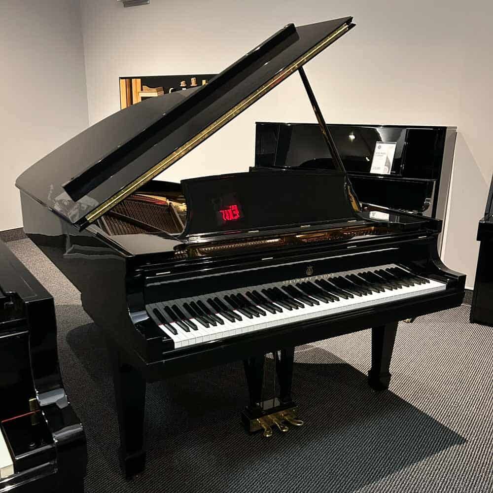 Used Steinway B Grand Piano Left Angle