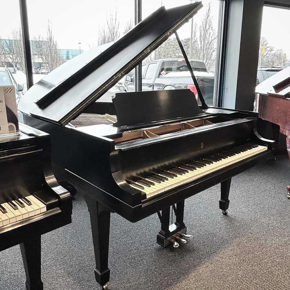Steinway M Grand Piano Left Angle