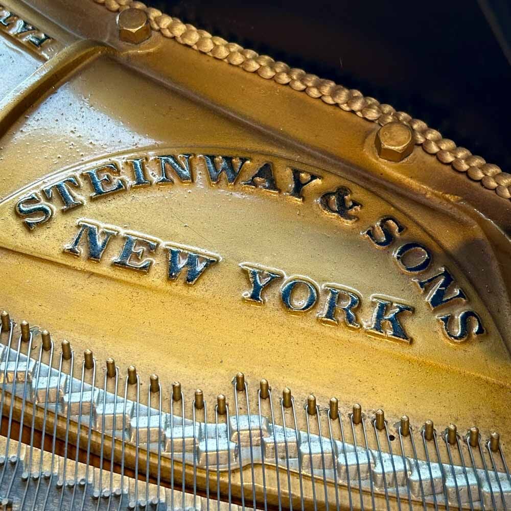 Steinway M Grand Piano Inside Badge