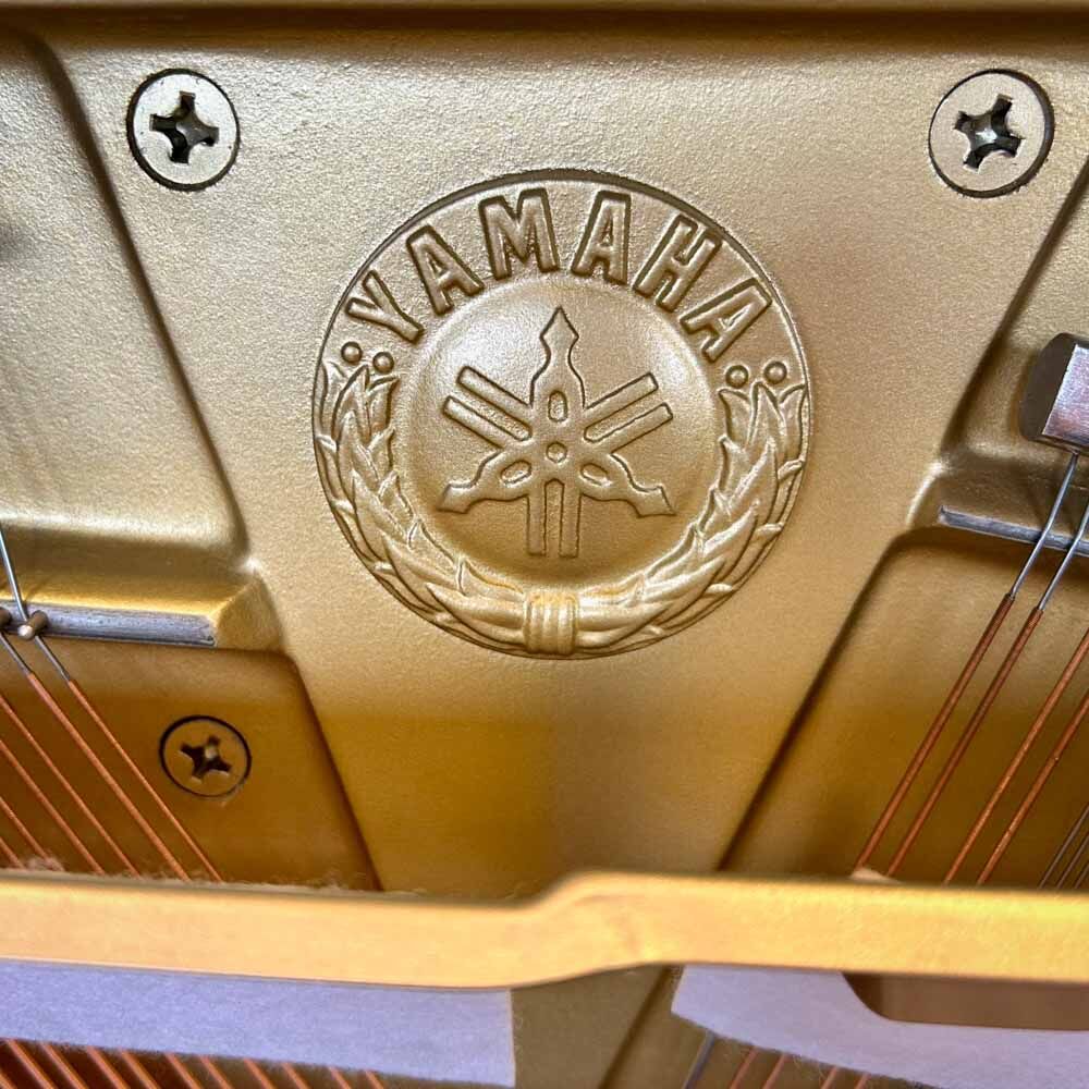 Yamaha U10A Upright Piano Inside Logo