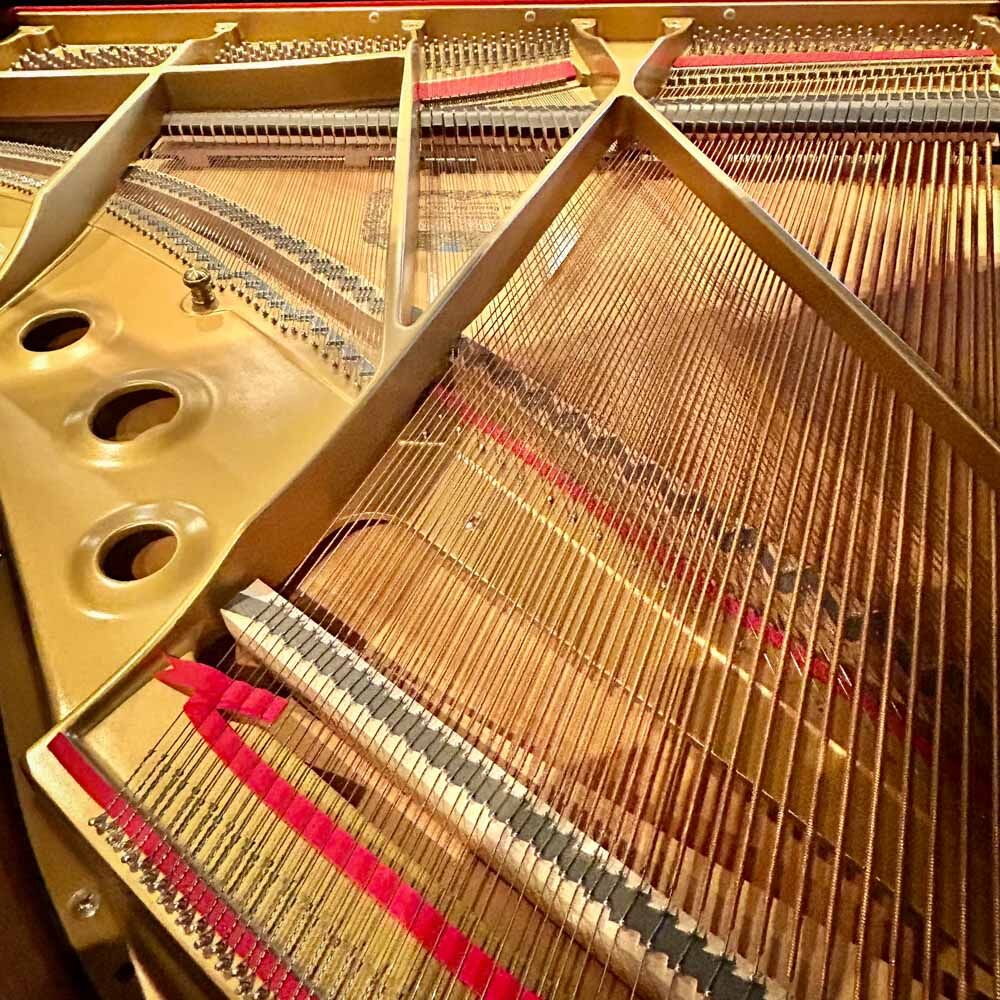 Kawai RX1 Grand Piano Inside Strings