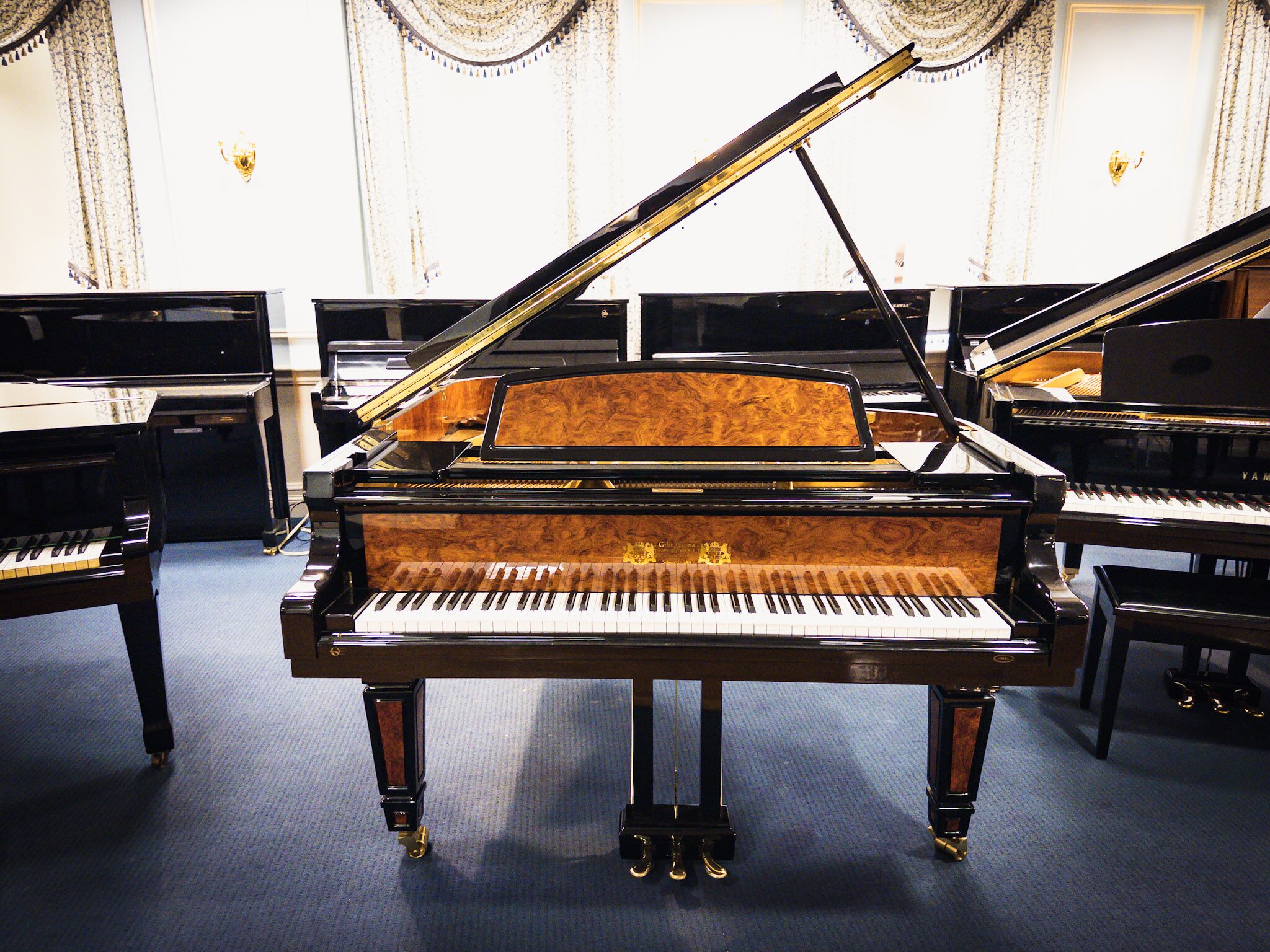 Perzina 161 Grand Piano Front Angle