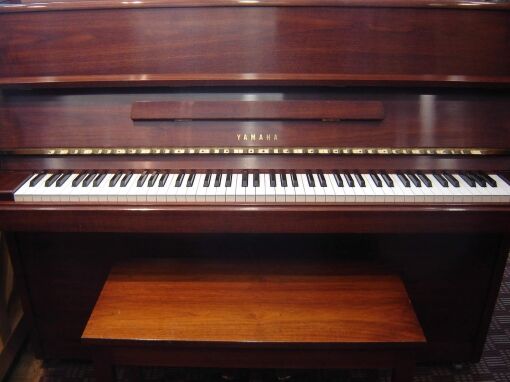 Yamaha Upright Piano LU101 - Walnut Satin Finish - Preowned - Image 4