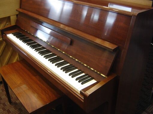 Yamaha Upright Piano LU101 - Walnut Satin Finish - Preowned - Image 5