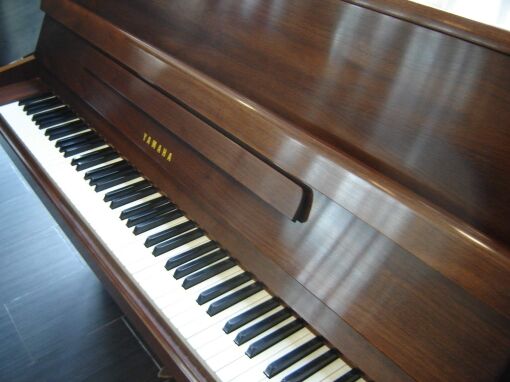 Yamaha Upright Piano LU101 - Walnut Satin Finish - Preowned - Image 8