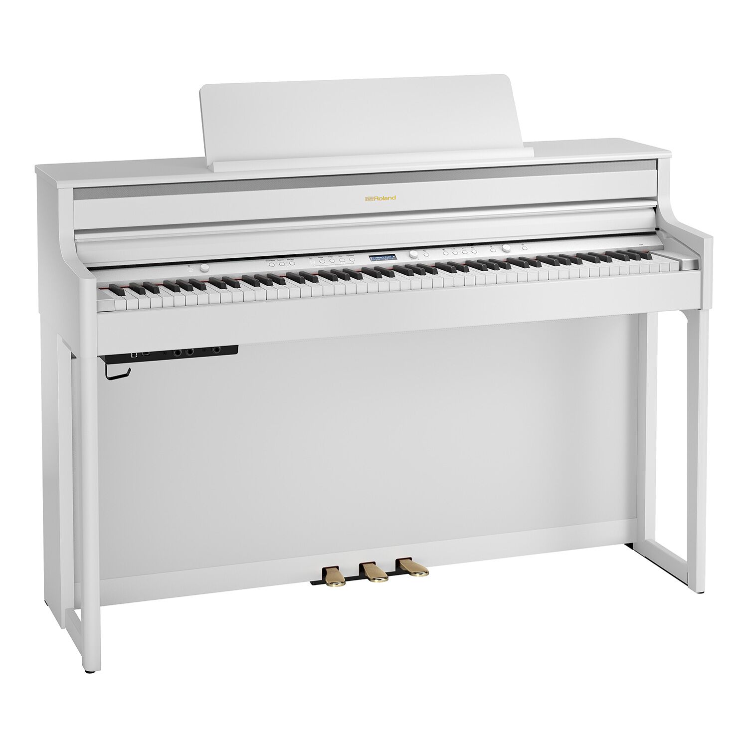 Roland hp704 ホワイト　電子ピアノ Roland hp 704 Roland HP704 Digital Piano w/ Stand & Bench - Console Piano