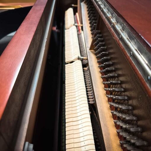 Used Heintzman 54" Upright Piano in Satin Mahogany Inner View