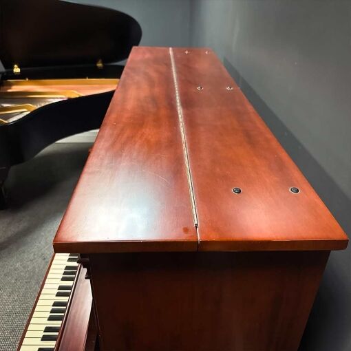 Used Heintzman 54" Upright Piano in Satin Mahogany Top