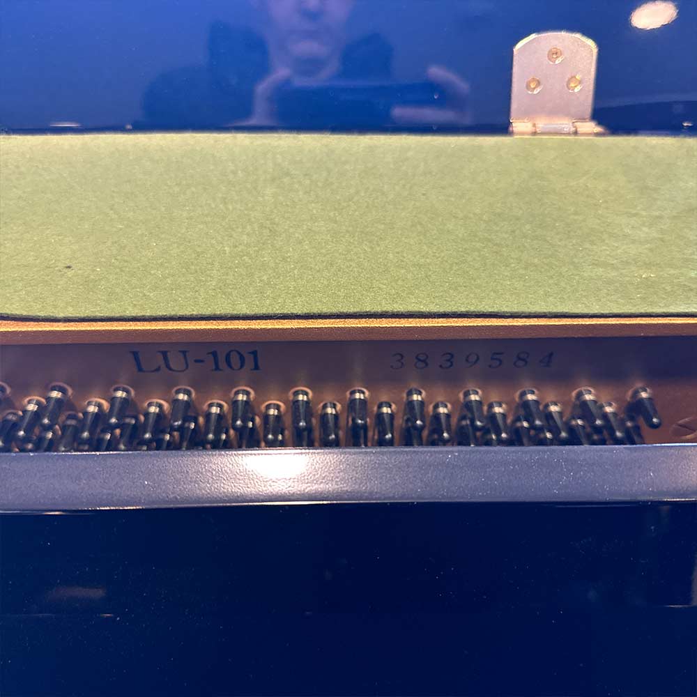 Used Yamaha LU101 Upright Piano in Polished Ebony - Image 4