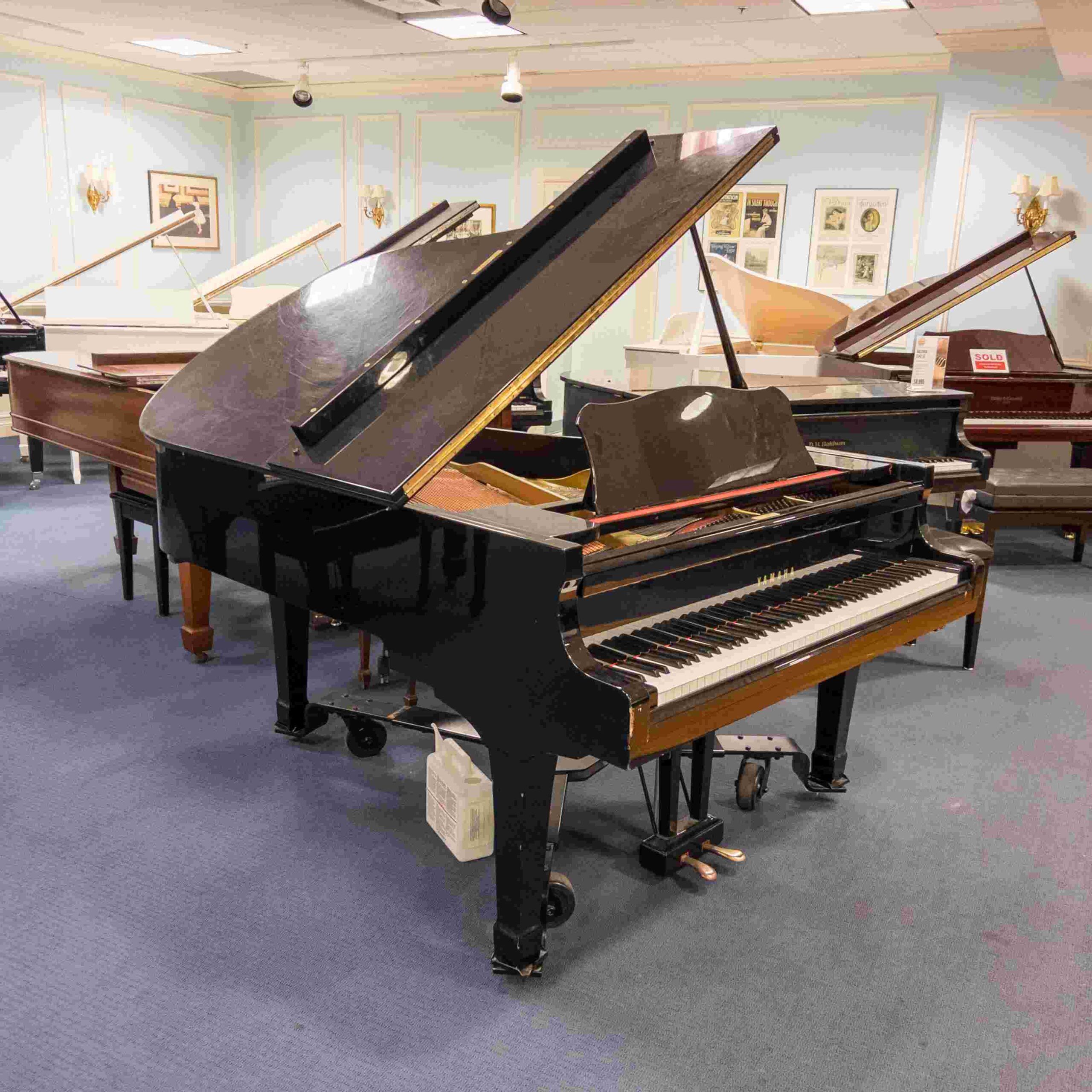 Yamaha G3 Grand Piano Left Angle