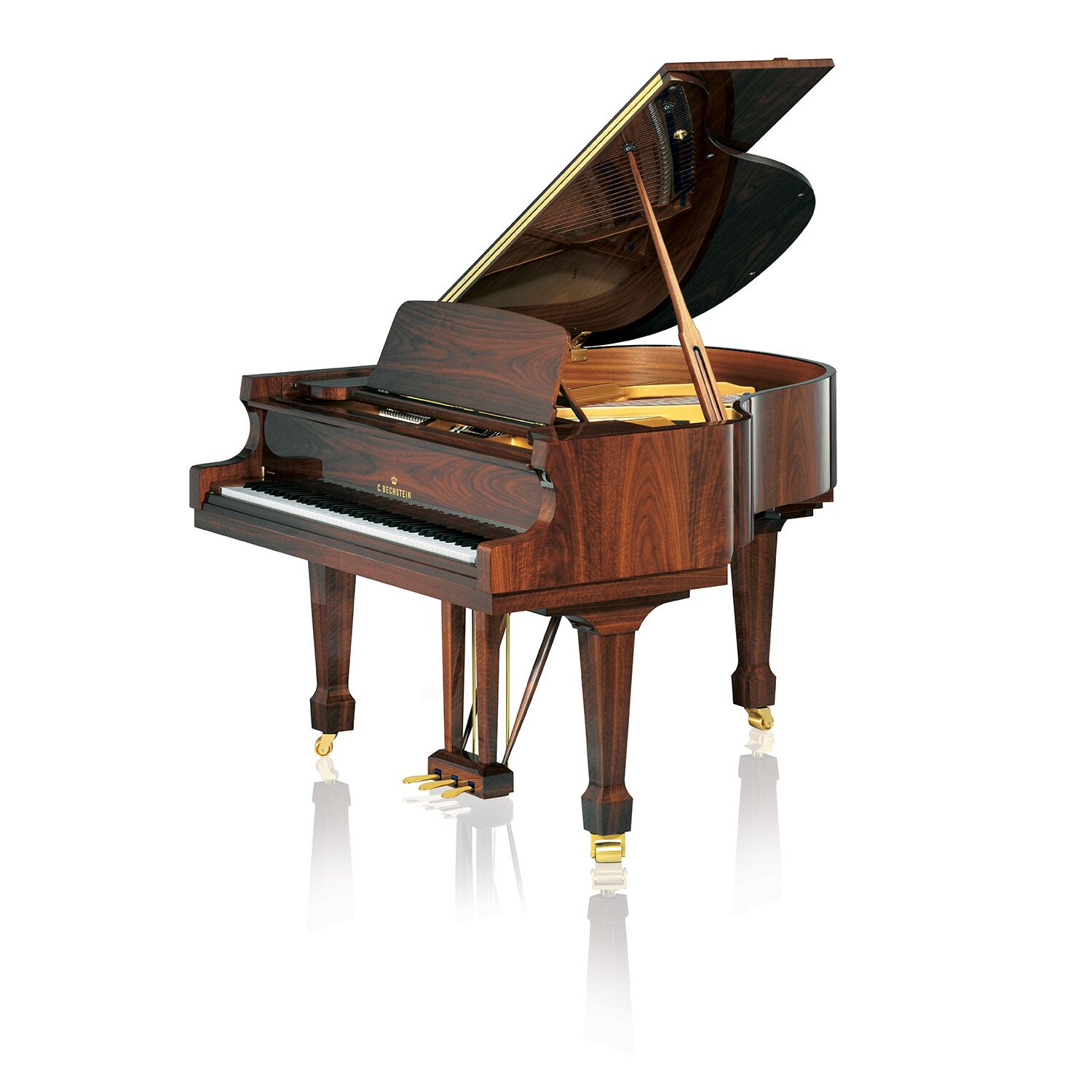 C. Bechstein - A160 Baby Grand in Walnut Satin
