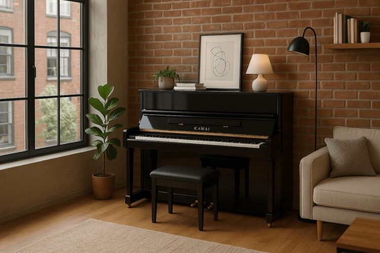 Kawai K-15 Upright Piano - Continental Upright