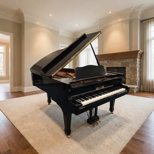 Used Gebr. Perzina E160BB2 Grand Piano in Polished Ebony