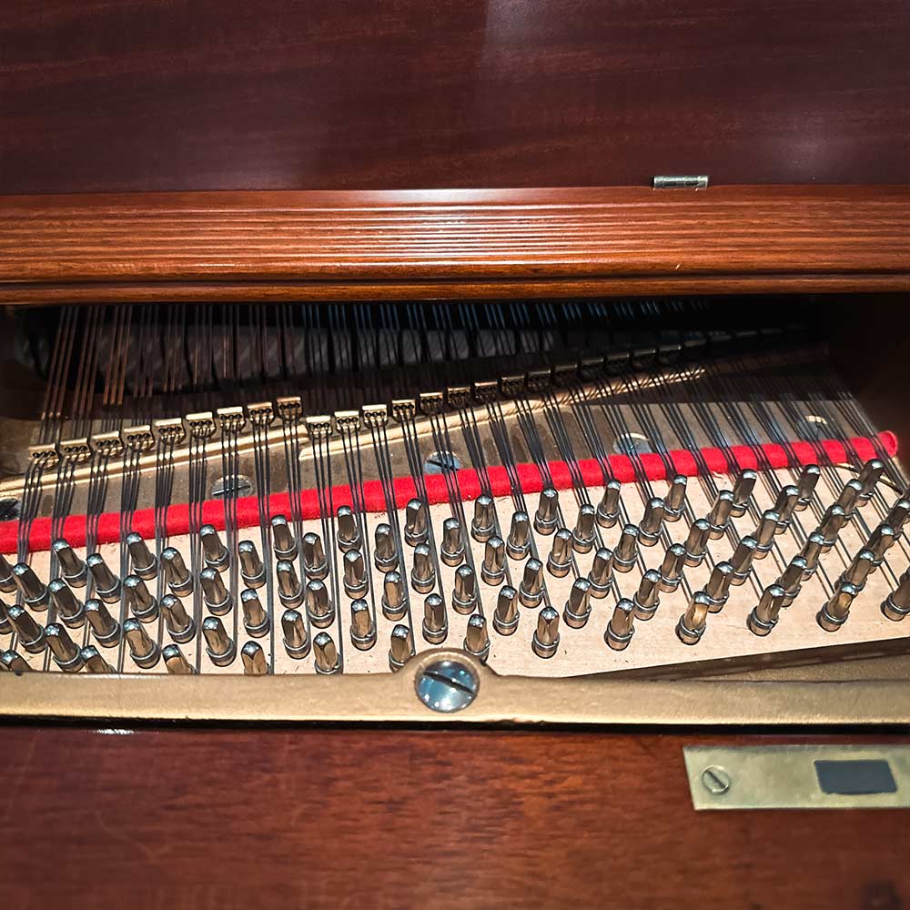 Used Knabe Grand Piano Satin Mahogany String Knobs
