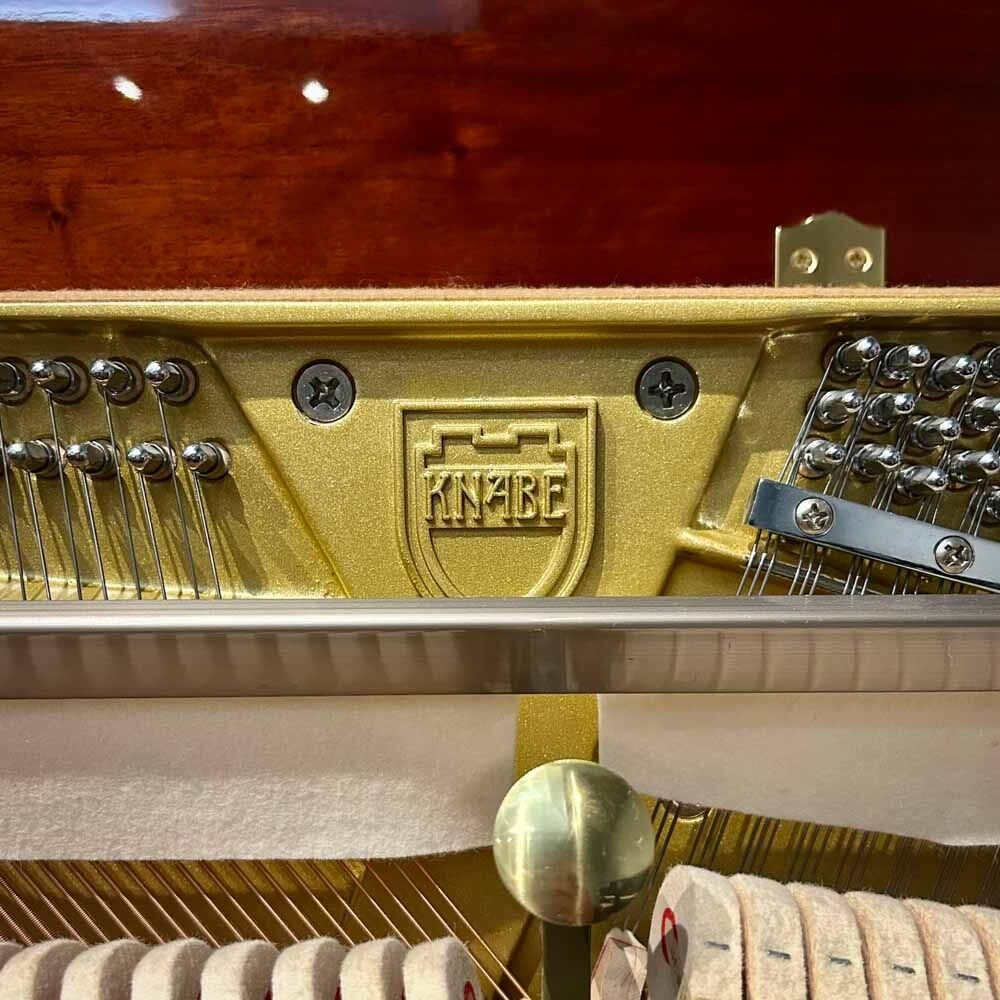 WM Knabe WMV245 Upright Piano Inside Badge