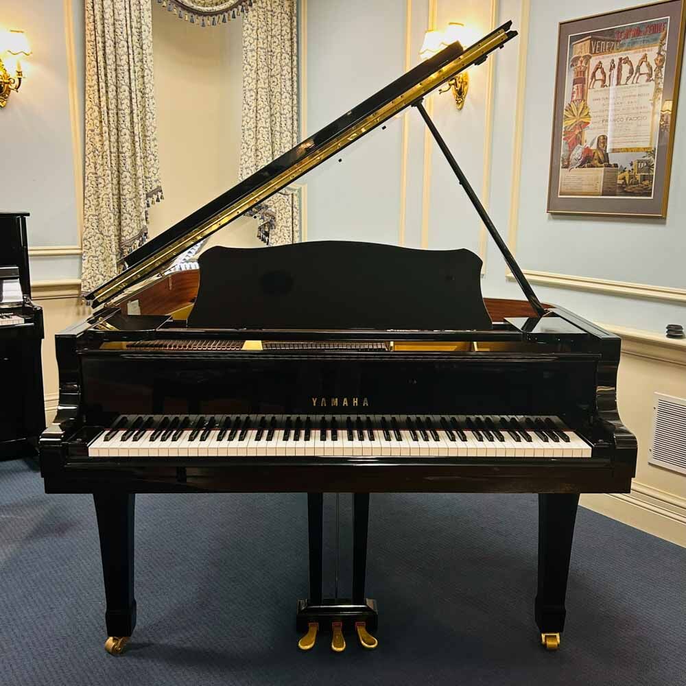 Yamaha C5 Grand Piano Front Angle