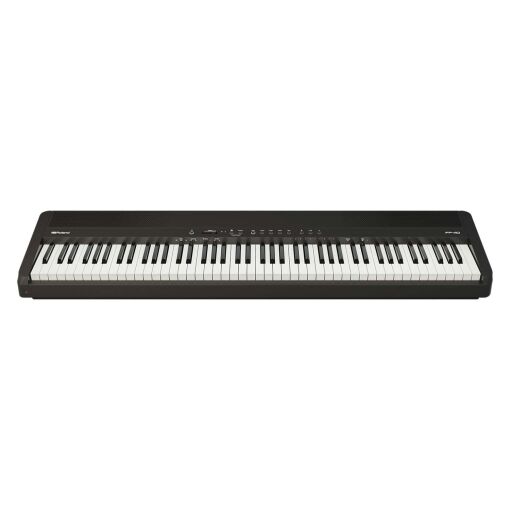 Roland FP40 In Black, on white background