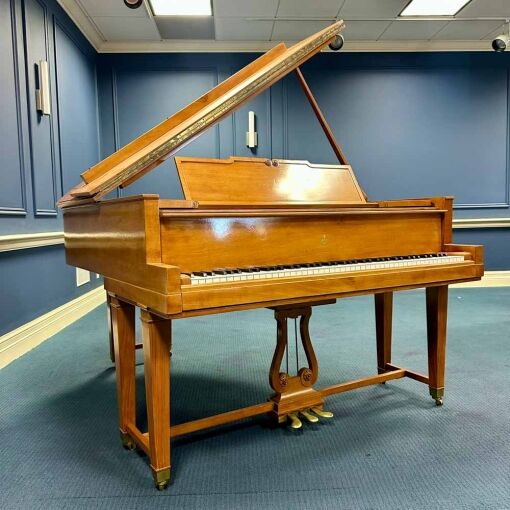 Steinway M Grand Piano Left Angle