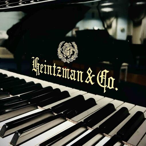 Used Heintzman 168A Grand Piano in Ebony Polish - Image 4