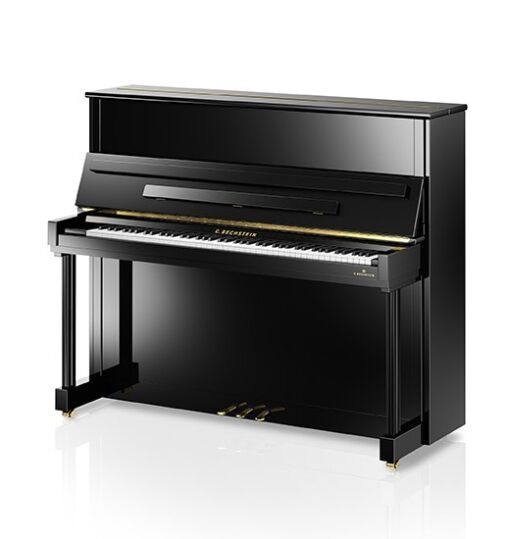 C. Bechstein R6 Classic Upright Piano Right Angle