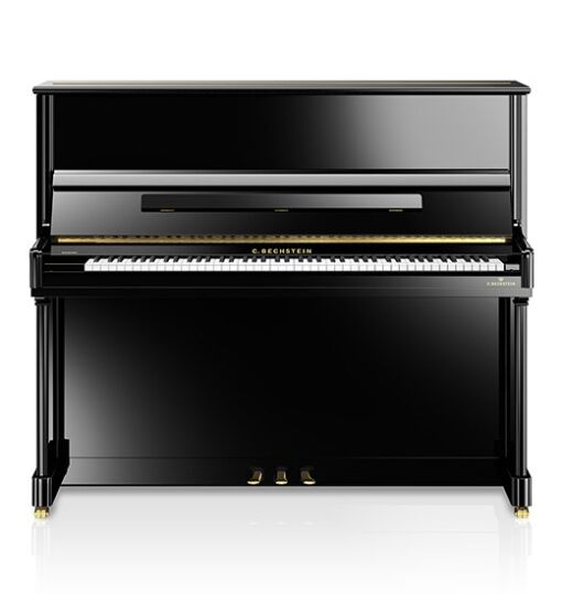 C. Bechstein R6 Elegance Upright Piano Front Angle